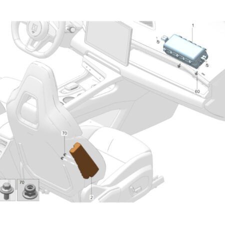 AIRBAG сидіння (F/L) ZEEKR 001 6600134413