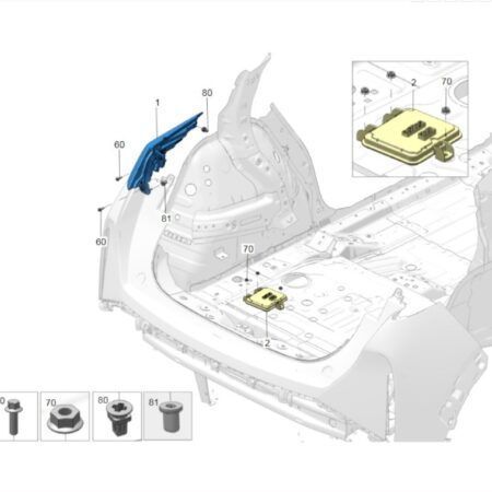 Блок управления задними фонарями (RCM) ZEEKR X 8894157619